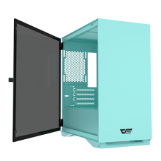 AIGO DARKFLASH DLM22 M-ATX GAMING CASE (Mint Green)